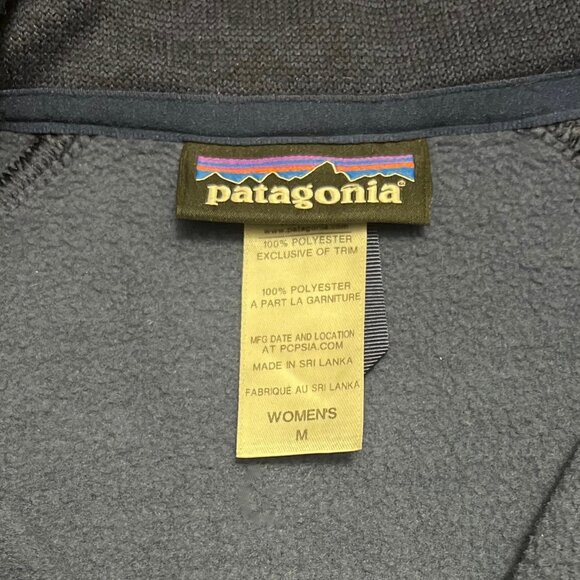 Patagonia Better Jacket Full Zip Navy Blue Women's Size Medium - Picture 2 of 7